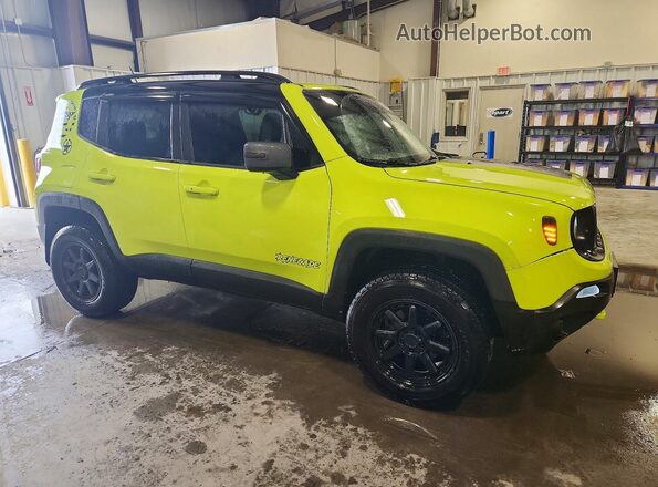 ZACCJBCB7HPF52622 2017 JEEP RENEGADE Зеленый Передняя правая четверть