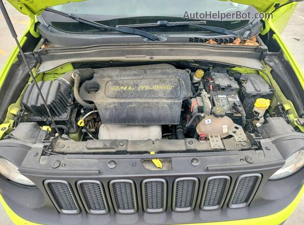 ZACCJBCB7HPF52622 2017 JEEP RENEGADE Зеленый Вид подкапотного пространства
