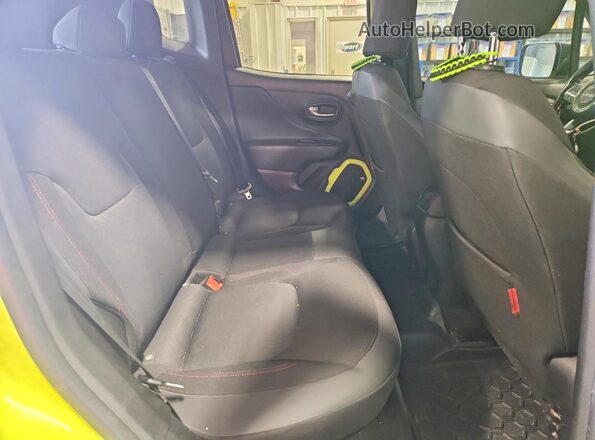 ZACCJBCB7HPF52622 2017 JEEP RENEGADE Зеленый Вид задней части салона