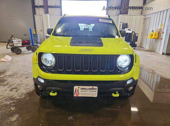 ZACCJBCB7HPF52622 2017 JEEP RENEGADE Зеленый Вид спереди