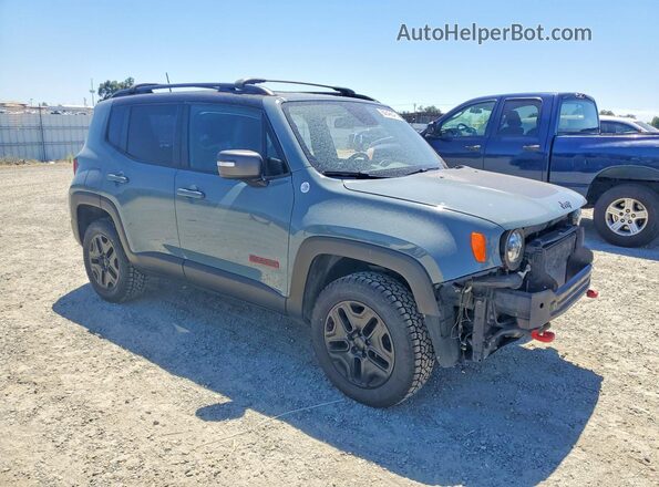 ZACCJBCB7JPJ04626 2018 JEEP RENEGADE Gray Передня права чверть