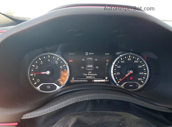 ZACCJBCB7JPJ04626 2018 JEEP RENEGADE Gray Вид щитка приладів