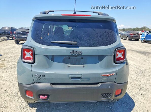 ZACCJBCB7JPJ04626 2018 JEEP RENEGADE Gray Вид ззаду