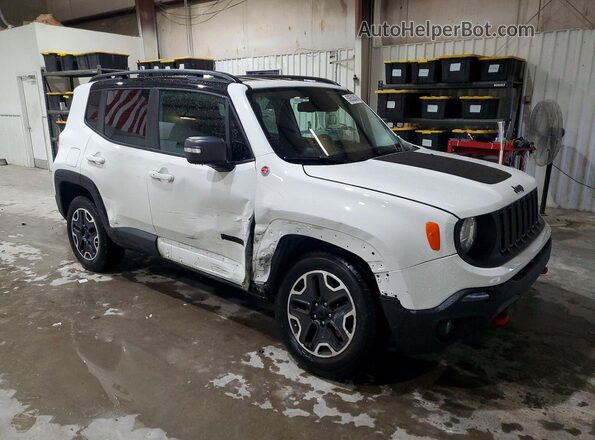 ZACCJBCBXHPE45614 2017 JEEP RENEGADE White Przód prawy
