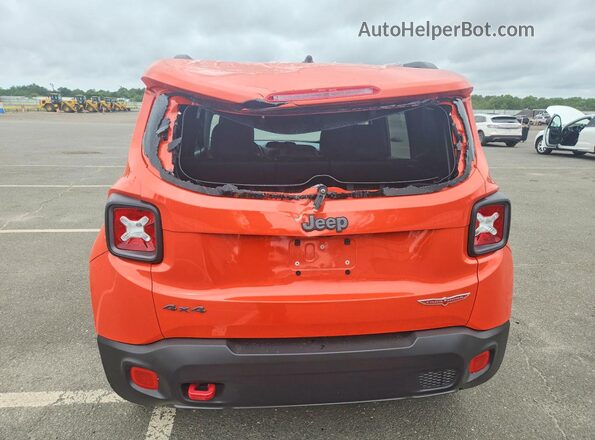 ZACCJBCT1GPC97909 2016 JEEP RENEGADE Оранжевый Вид сзади