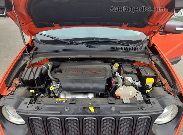 ZACCJBCT1GPC97909 2016 JEEP RENEGADE Оранжевый Вид подкапотного пространства