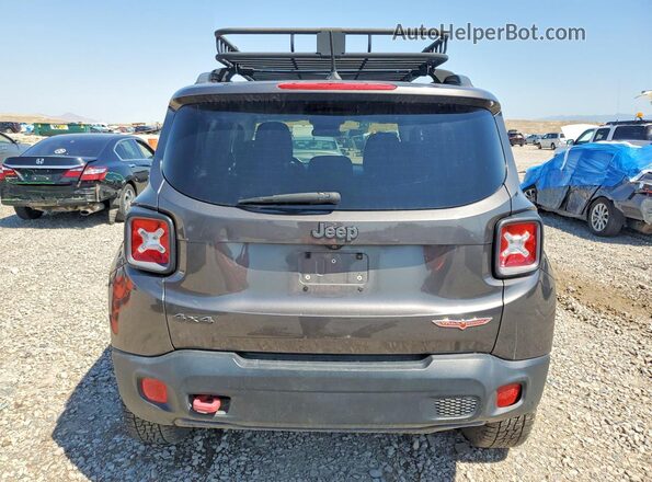ZACCJBCT1GPD39110 2016 JEEP RENEGADE Gray Rear view