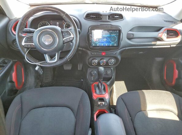 ZACCJBCT1GPD39110 2016 JEEP RENEGADE Gray Dashboard view