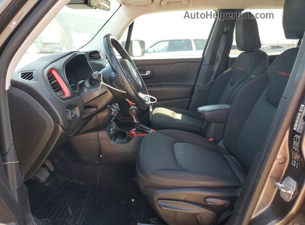 ZACCJBCT1GPD39110 2016 JEEP RENEGADE Gray Front interior view
