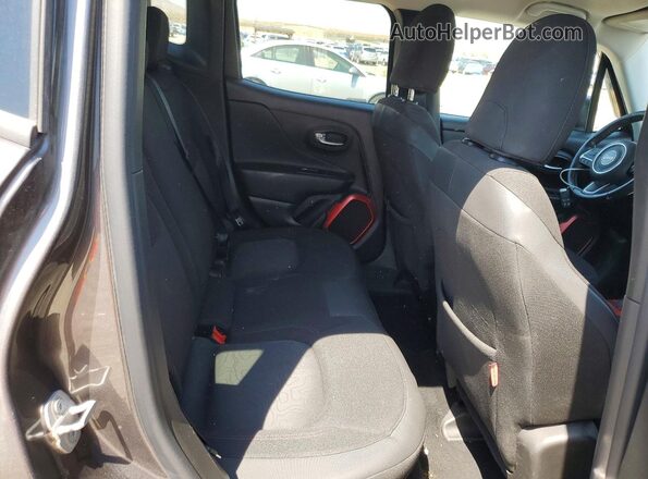 ZACCJBCT1GPD39110 2016 JEEP RENEGADE Gray Rear seats view