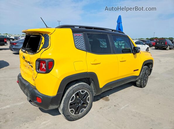 ZACCJBCT1GPE18535 2016 JEEP RENEGADE Желтый Задняя правая четверть