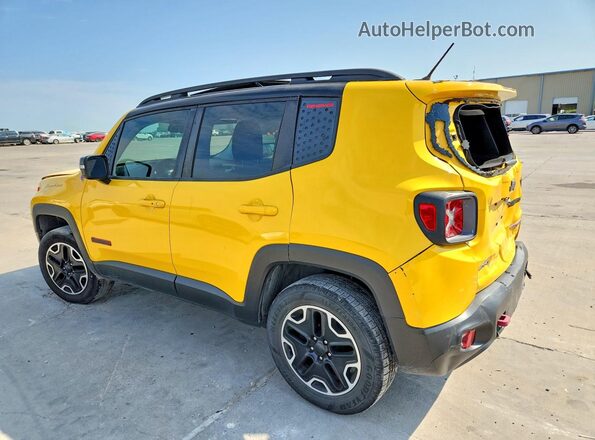 ZACCJBCT1GPE18535 2016 JEEP RENEGADE Желтый Задняя левая четверть