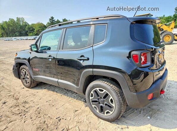 ZACCJBCT2GPD02745 2016 JEEP RENEGADE Black Հետևի ձախ