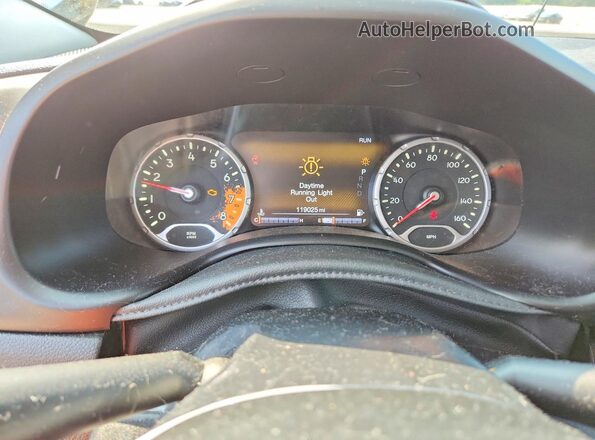 ZACCJBCT2GPD02745 2016 JEEP RENEGADE Black Սարքավորումների վահանակի տեսք