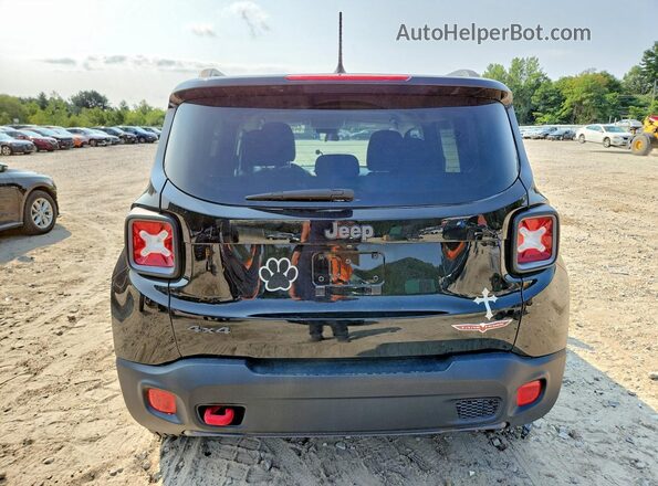 ZACCJBCT2GPD02745 2016 JEEP RENEGADE Black Հետևի տեսք