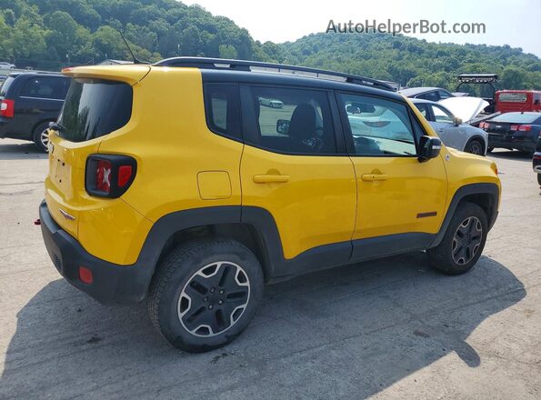 ZACCJBCT2GPD51654 2016 JEEP RENEGADE Yellow Հետևի աջ