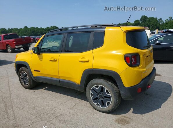 ZACCJBCT2GPD51654 2016 JEEP RENEGADE Yellow Հետևի ձախ