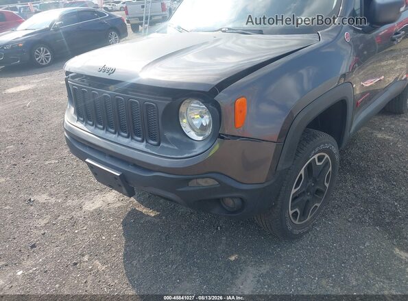 ZACCJBCT3GPC94588 2016 JEEP RENEGADE Gray Front view