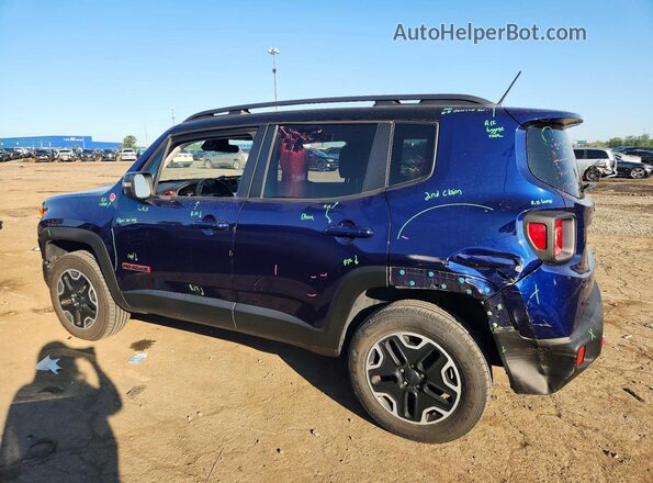 ZACCJBCT4GPD38923 2016 JEEP RENEGADE Blue Trasero izquierdo