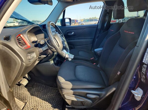 ZACCJBCT4GPD38923 2016 JEEP RENEGADE Blue Vista interior delantera