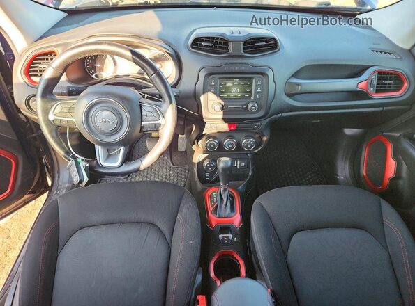 ZACCJBCT4GPD38923 2016 JEEP RENEGADE Blue Vista del salpicadero