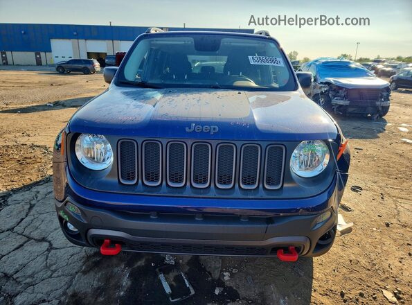 ZACCJBCT4GPD38923 2016 JEEP RENEGADE Blue Vista frontal