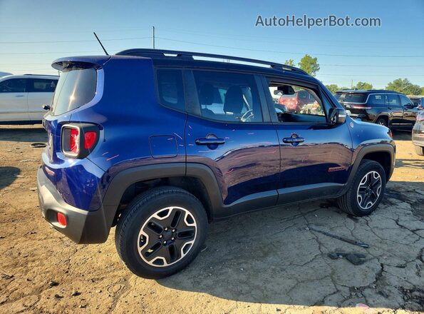 ZACCJBCT4GPD38923 2016 JEEP RENEGADE Blue Trasero derecho