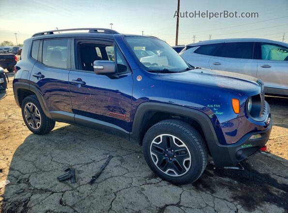 ZACCJBCT4GPD38923 2016 JEEP RENEGADE Blue Delantero derecho