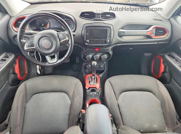 ZACCJBCT4GPD40588 2016 JEEP RENEGADE Gray Dashboard view