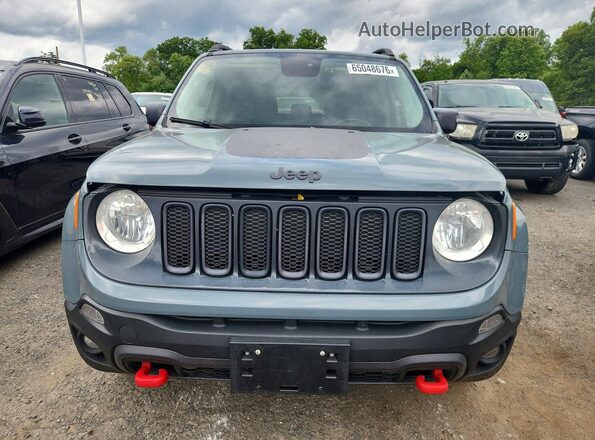 ZACCJBCT4GPD40588 2016 JEEP RENEGADE Gray Front view