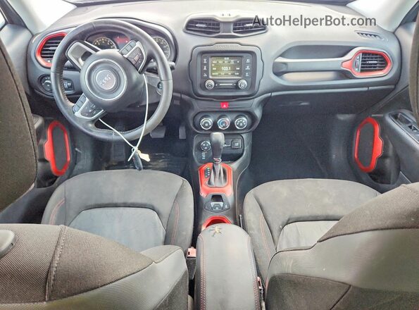 ZACCJBCT5GPD61840 2016 JEEP RENEGADE Gray Vista del salpicadero