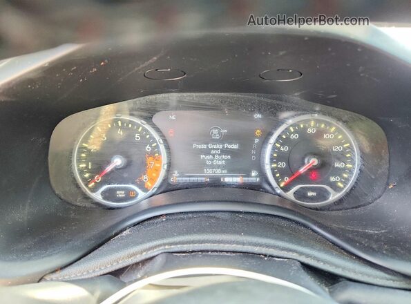 ZACCJBCT5GPD61840 2016 JEEP RENEGADE Gray Vista del cuadro de instrumentos