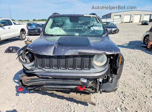 ZACCJBCT6GPD34842 2016 JEEP RENEGADE Gray წინა ხედი