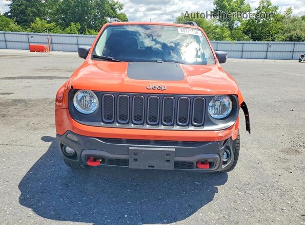 ZACCJBCT6GPD41287 2016 JEEP RENEGADE Orange Vista frontal