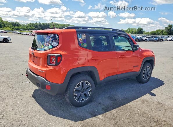 ZACCJBCT6GPD41287 2016 JEEP RENEGADE Orange Trasero derecho