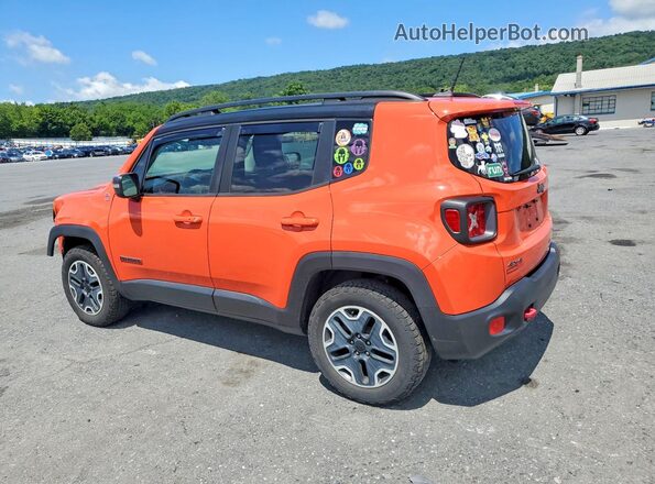 ZACCJBCT6GPD41287 2016 JEEP RENEGADE Orange Trasero izquierdo