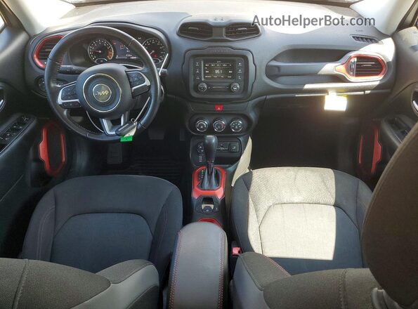 ZACCJBCT6GPD48868 2016 JEEP RENEGADE Silver Dashboard view