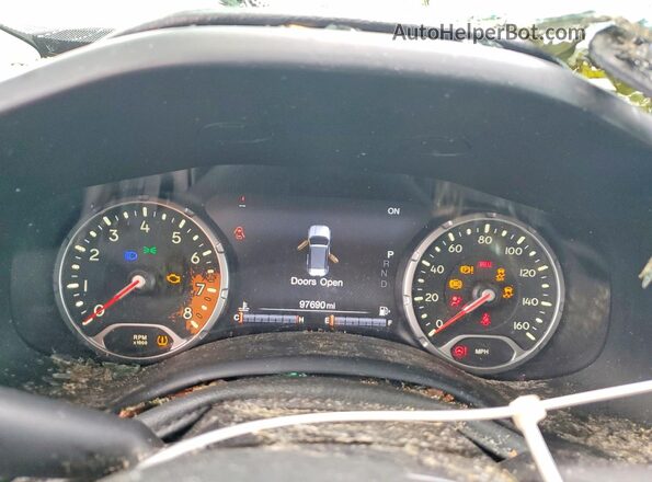 ZACCJBCT6GPE26257 2016 JEEP RENEGADE White Widok zestawu wskaźników