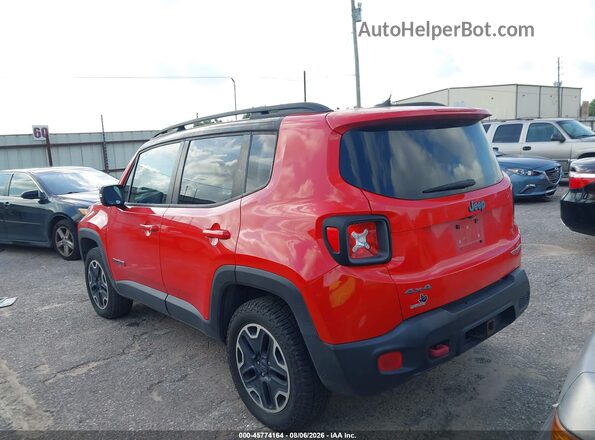 ZACCJBCT7GPD76713 2016 JEEP RENEGADE Красный Задняя левая четверть
