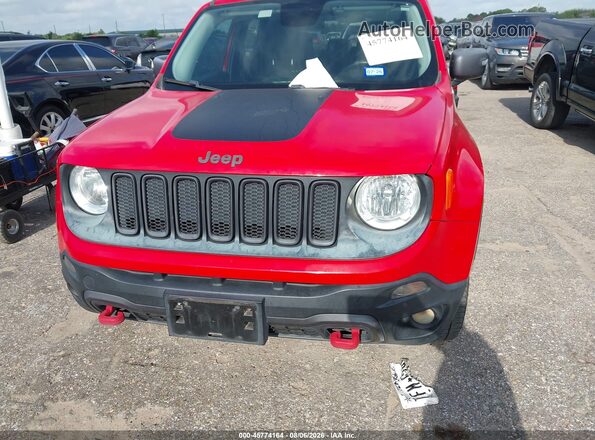 ZACCJBCT7GPD76713 2016 JEEP RENEGADE Красный Вид спереди