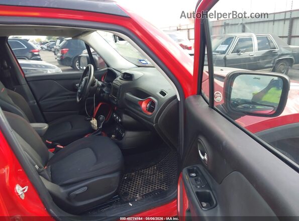 ZACCJBCT7GPD76713 2016 JEEP RENEGADE Красный Вид салона спереди