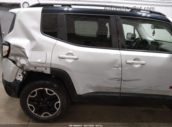 ZACCJBCT8GPE19116 2016 JEEP RENEGADE Серебряный Вид спереди