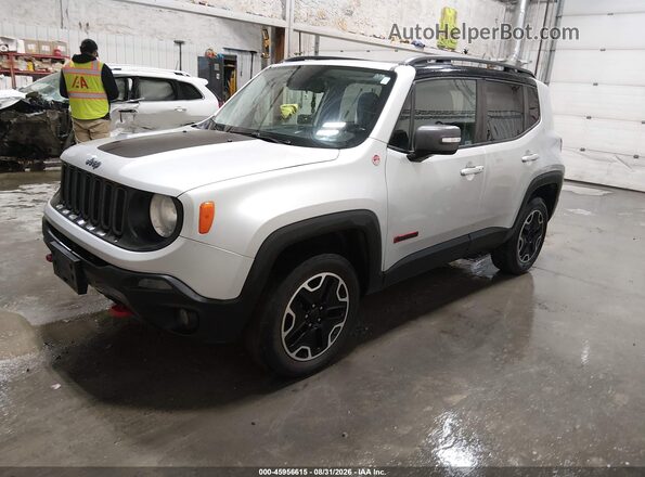 ZACCJBCT8GPE19116 2016 JEEP RENEGADE Серебряный Передняя левая четверть