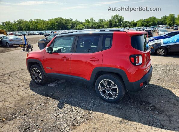 ZACCJBDB0JPG79054 2018 JEEP RENEGADE Красный Задняя левая четверть