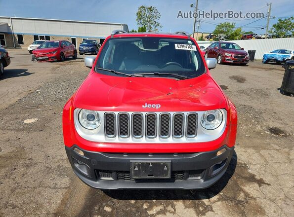 ZACCJBDB0JPG79054 2018 JEEP RENEGADE Красный Вид спереди