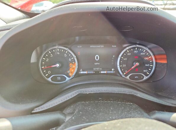 ZACCJBDB0JPG79054 2018 JEEP RENEGADE Красный Вид щитка приборов