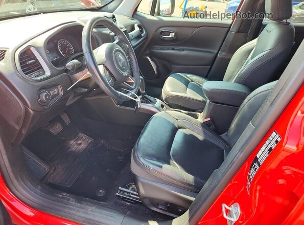 ZACCJBDB0JPG79054 2018 JEEP RENEGADE Красный Вид салона спереди
