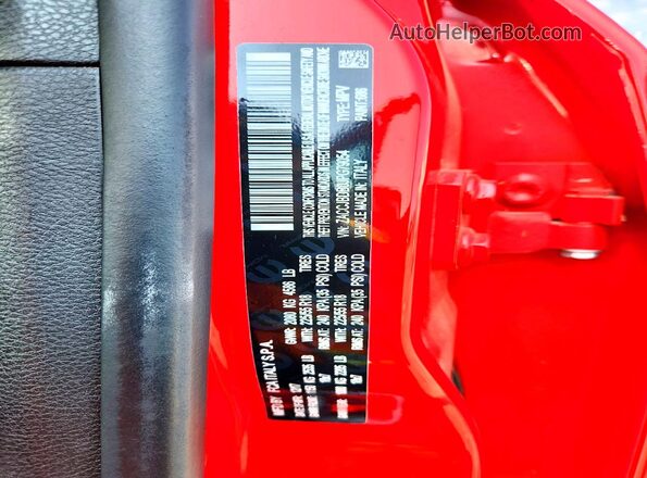 ZACCJBDB0JPG79054 2018 JEEP RENEGADE Красный Вид наклейки с VIN-кодом