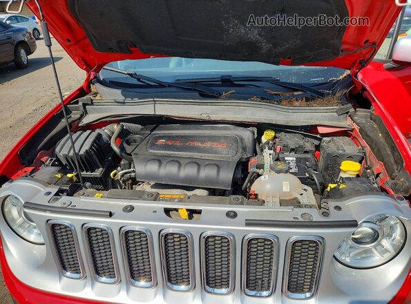 ZACCJBDB0JPG79054 2018 JEEP RENEGADE Красный Вид подкапотного пространства