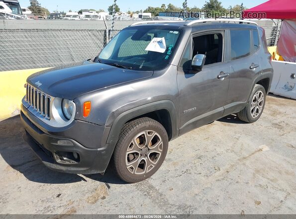 ZACCJBDB3HPF78679 2017 JEEP RENEGADE Серый Передняя левая четверть